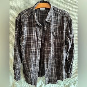 Blue and Black Men’s Columbia Flannel